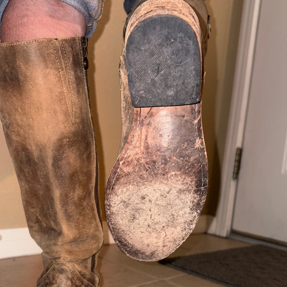 Liberty Brown Heeled Boots - Picture 3 of 5